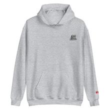 Gray hoodie with 'New York Weirdo' embroidered on the left side of the chest