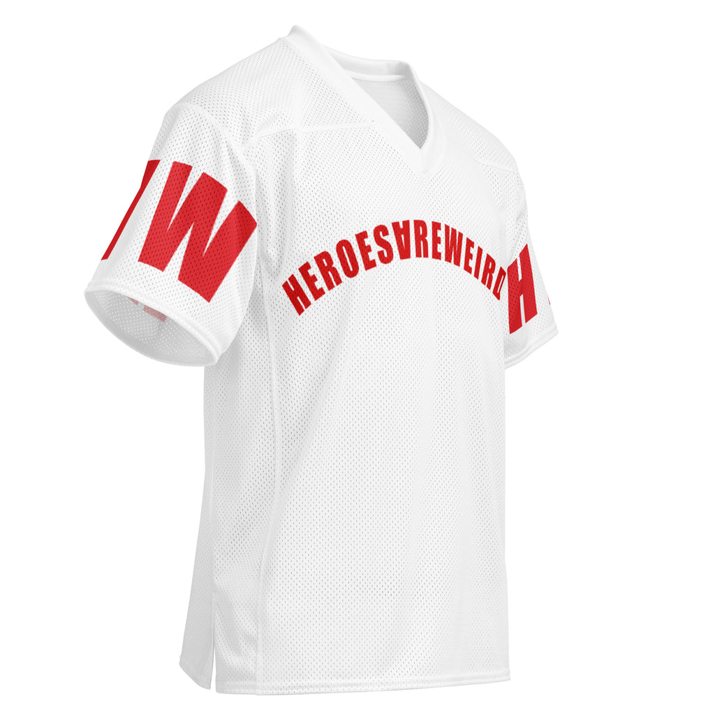 Heroes Are Weirdos Football Jersey