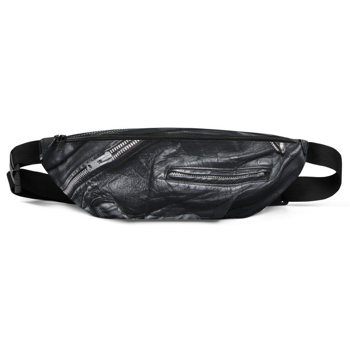 Front view of the Johnny Waist Bag Leather Look Waist Bag.
