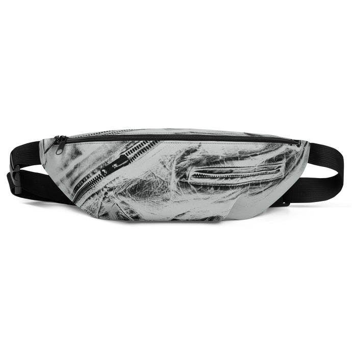 Front view of the Johnny Waist Bag Leather Look Waist Bag.