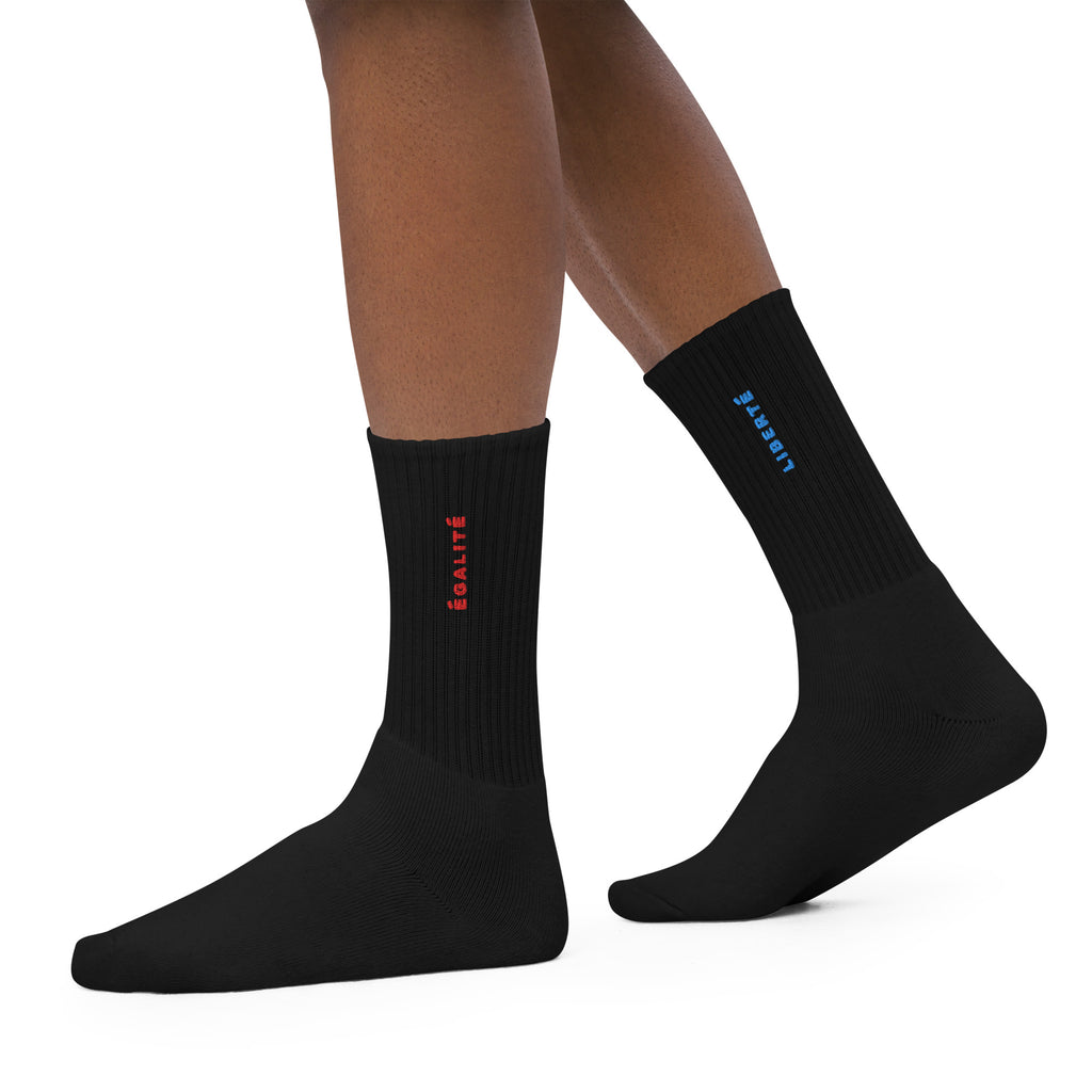 Liberté + Égalité Socks - Black