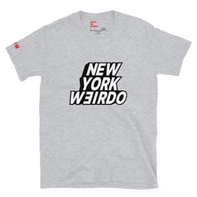 Grey short sleeve t-shirt with New York Weirdo printed on the front.
