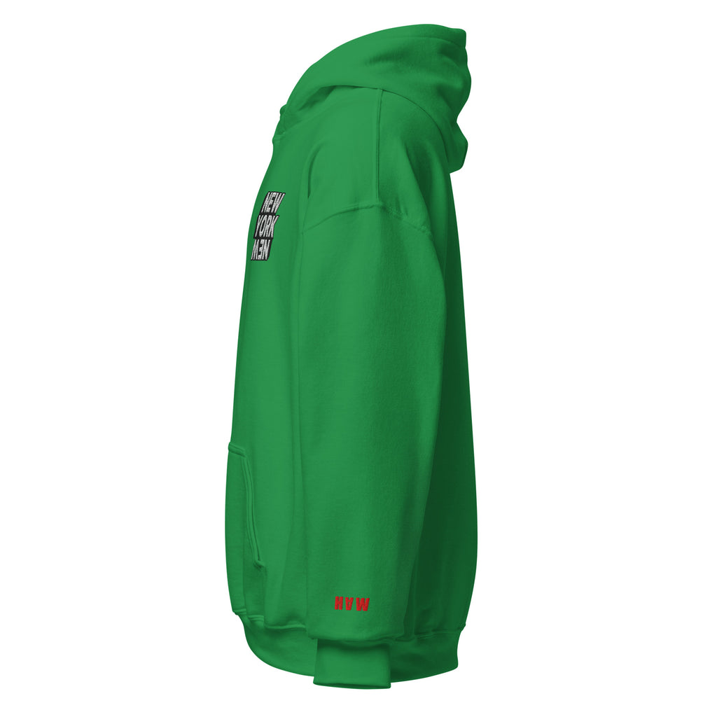 Side view of hoodie. 