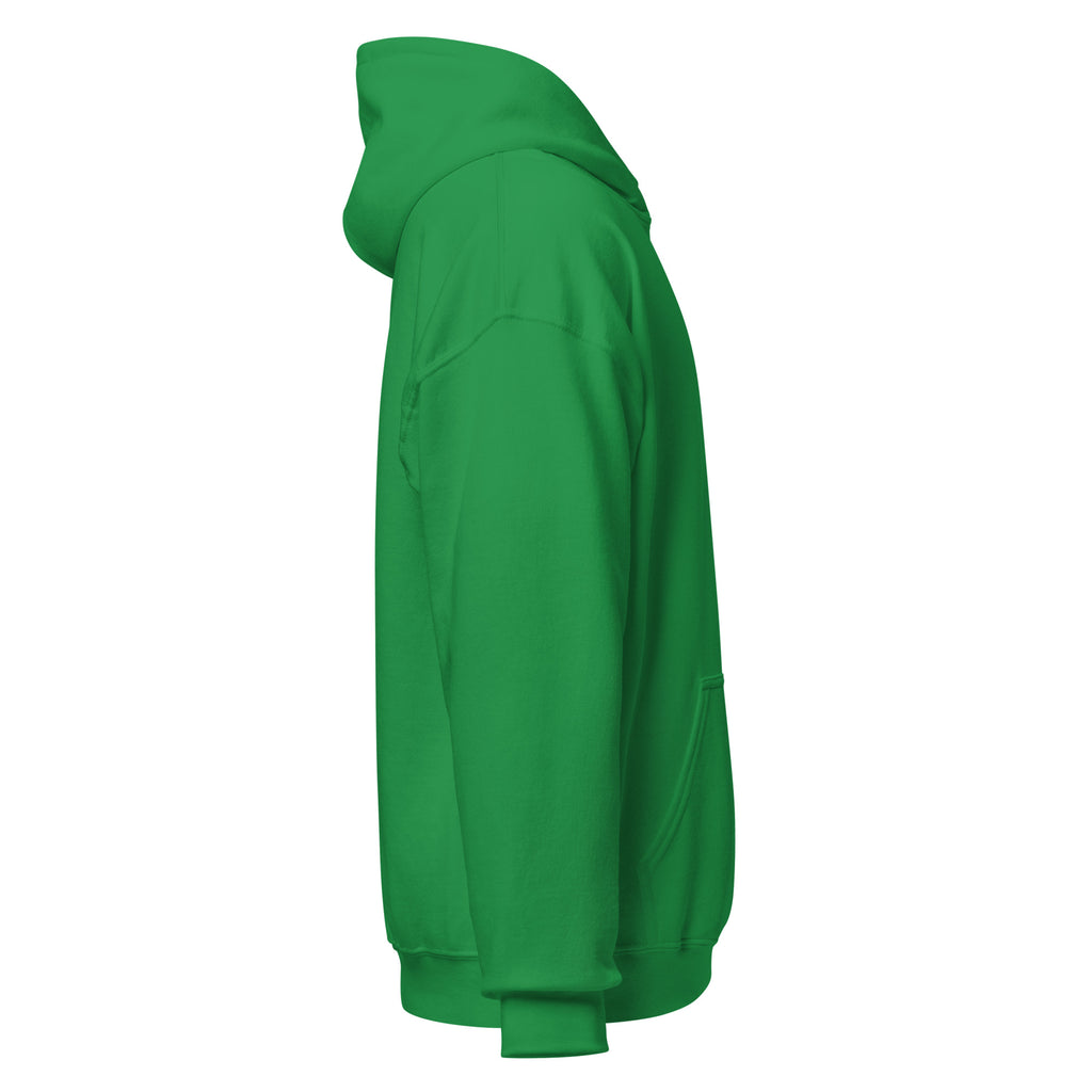 Side view of hoodie. 