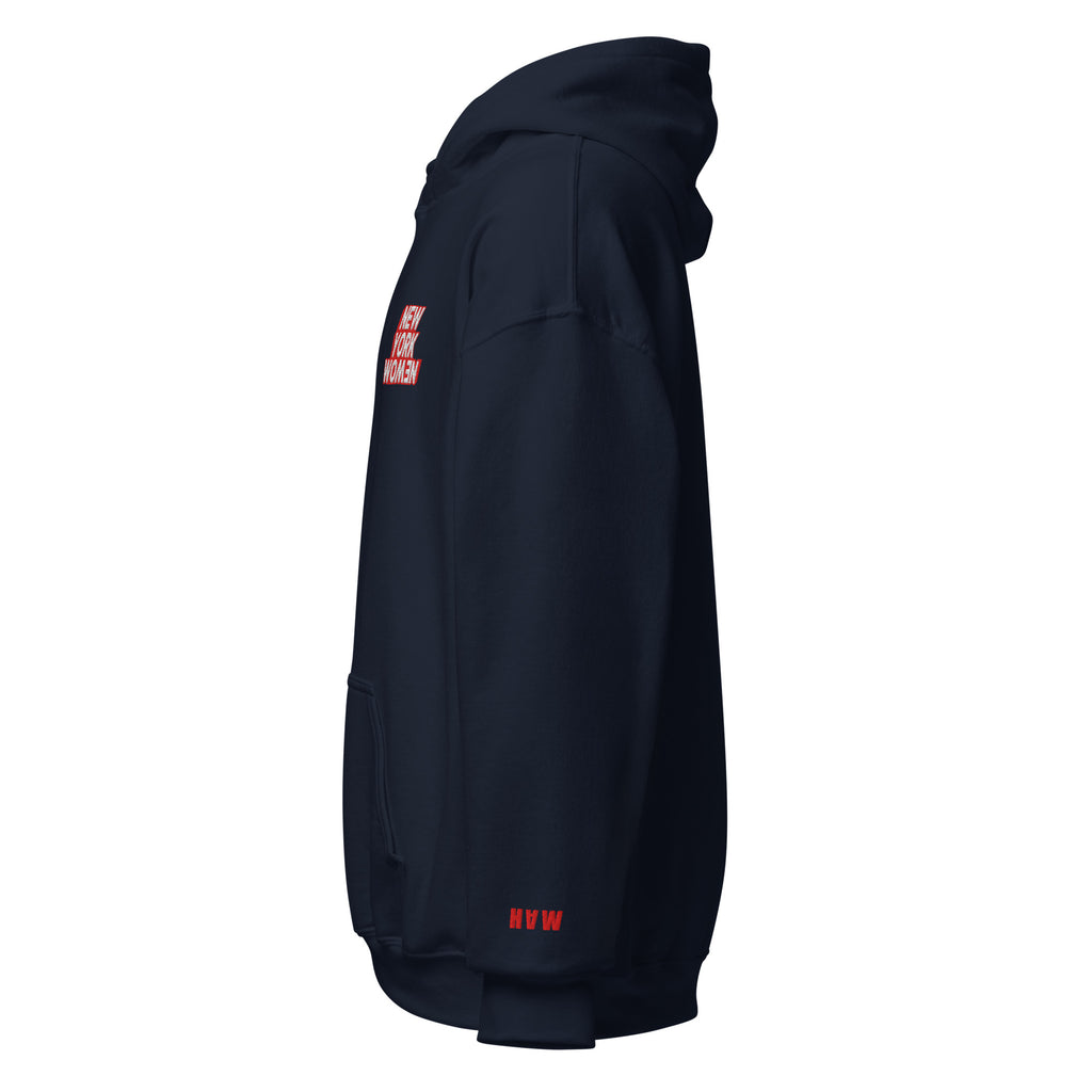Side view of hoodie. 