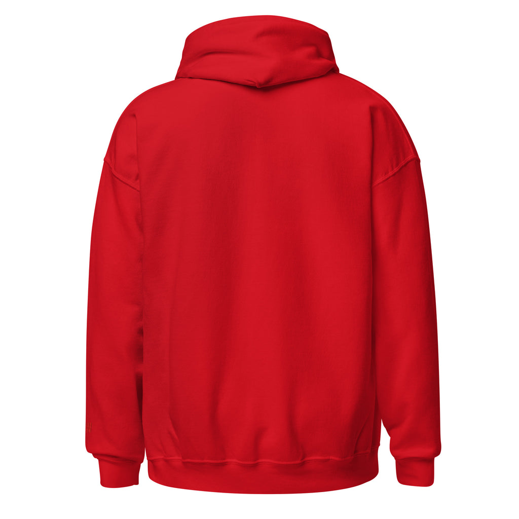 Back of Red hoodie