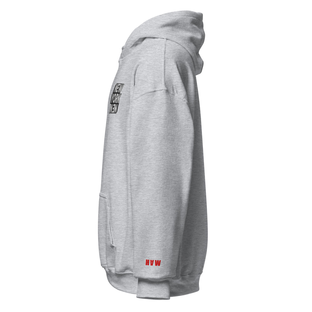Side view of hoodie. 