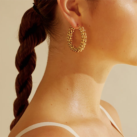 Angeli Hoop Earrings
